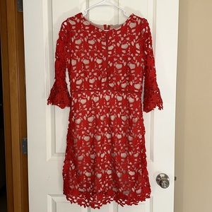 Red Lace Dress